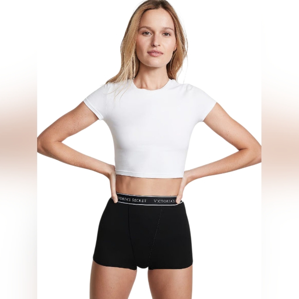 Victoria's Secret Boy Shorts Hipster Womens Underwear In Black Size XL  BNWT